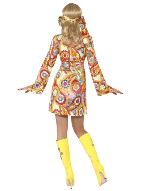 Ladies Groovy Baby 60's & 70's Fancy Dress Costumes