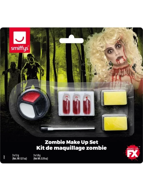 Smiffys Make-Up FX, Deluxe GID Skeleton Kit