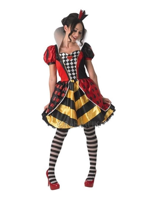 Disney's Alice in Wonderland Sassy Red Queen Ladies Fancy Dress