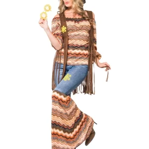 Harmony Hippie Ladies Fancy Dress Costume