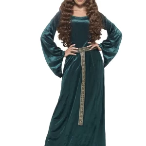 Medieval Maid Ladies Fancy Dress Costume