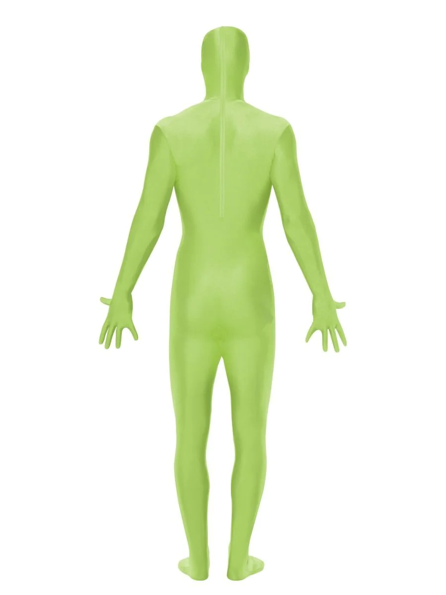 Second Skin Green Bodysuit Fancy Dress Costume