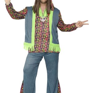 Hippie Curves Men's Fancy Dress Costume