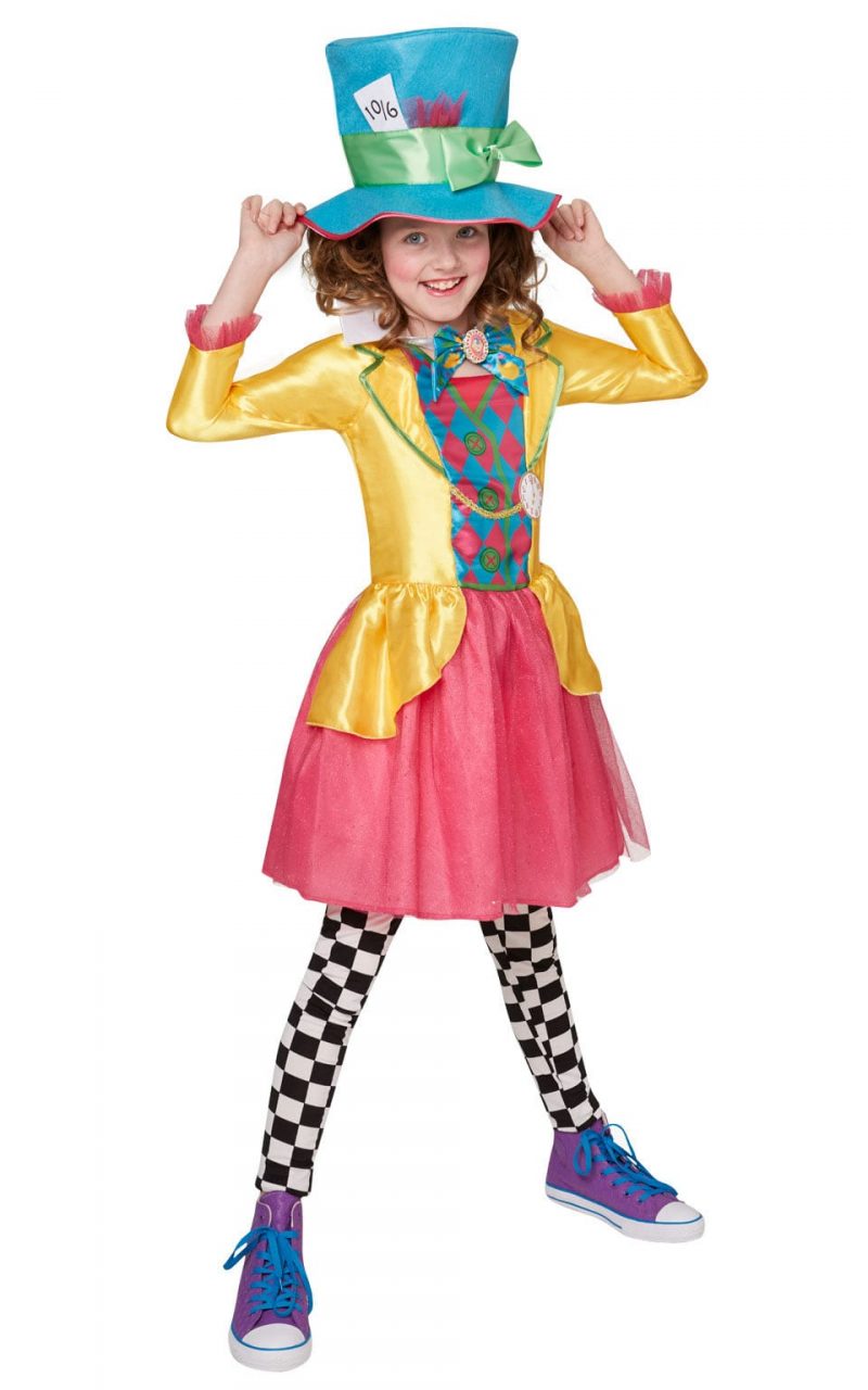 Disney's Alice in Wonderland Mad Hatter Girl Children's Fancy Dress