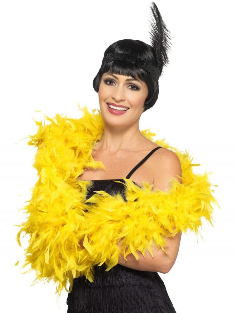 Gold Deluxe Feather Boa 80g