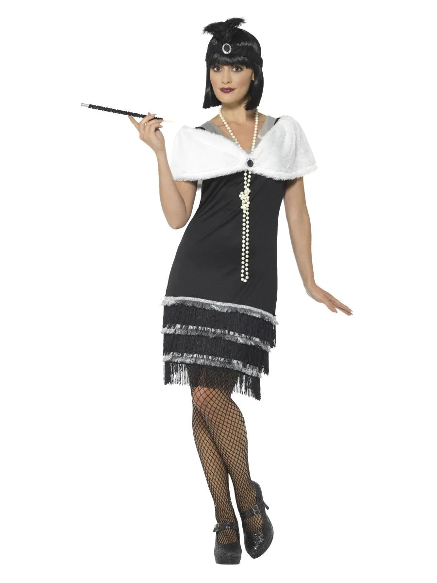Flapper Ladies Fancy Dress Costume