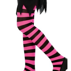 Pink and purple 2024 striped tights uk