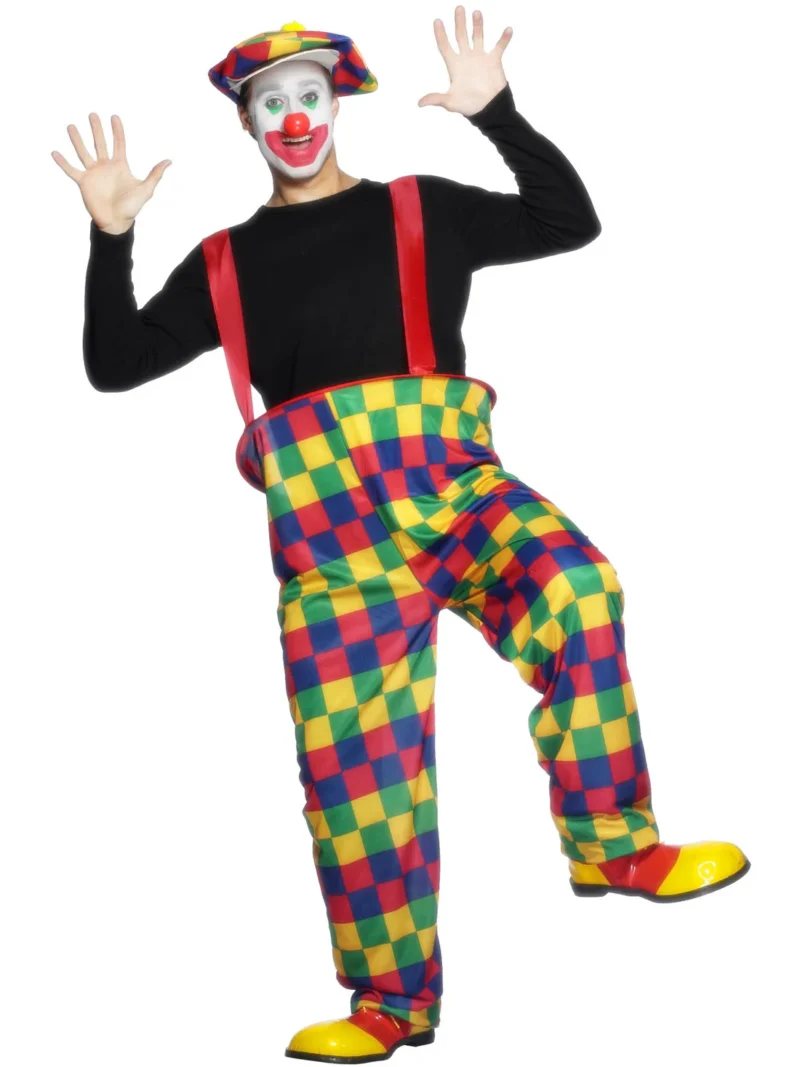 Hooped Clown Unisex Fancy Dress Costume - Image 2